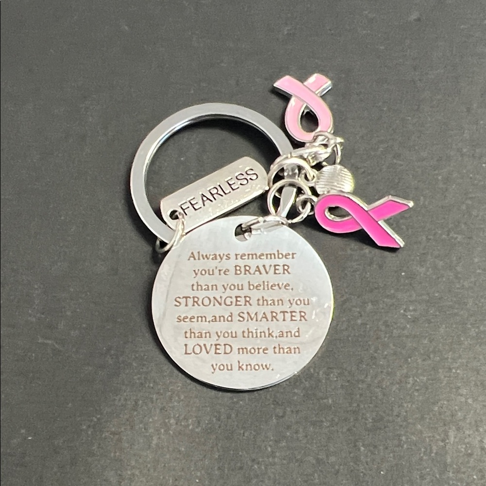Breast Cancer Keychain